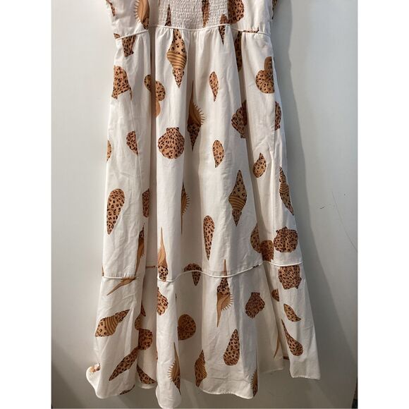 Farm rio leopard sea‎ shell midi dress - Picture 10 of 16